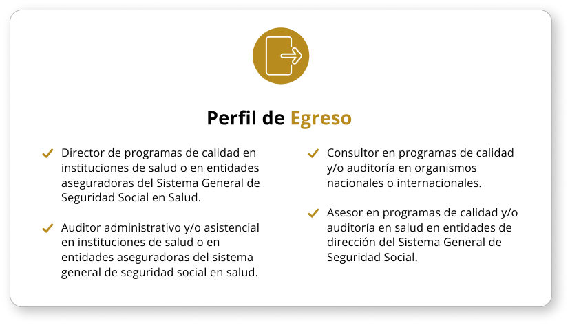 Especialización en sst